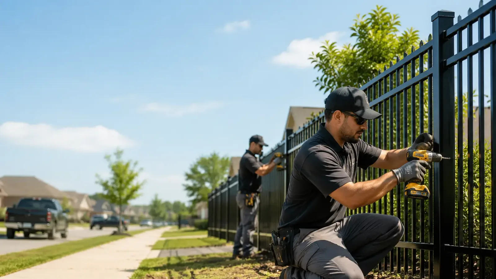 Metal Fence Installation in Blessing, TX